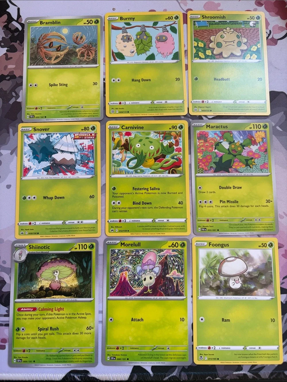 🍄 Mushroom Pokémon Card Lot | Shroomish Morelull Foongus Shiinotic ✨5/$25✨